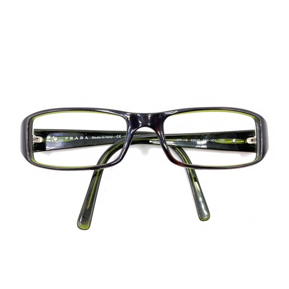 Prada VPR 11E 5AY-1O1 Tortoise Brown Green Eyeglasses Frames 53-17 130 Italy - Picture 12 of 12